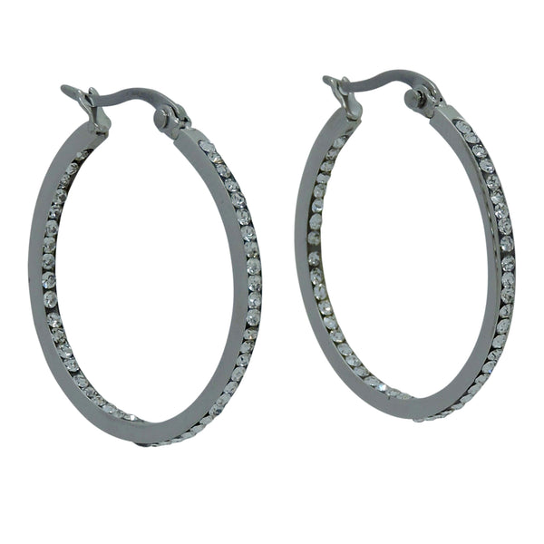 MERICA SM HOOP EARRINGS