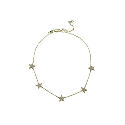 CZ STAR ANKLE BRACELET