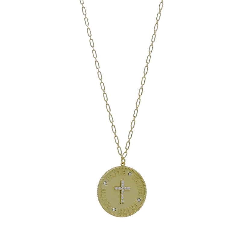 FAITH COIN NECKLACE
