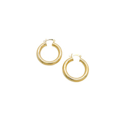 TUBE HOOP EARRINGS (SMALL)