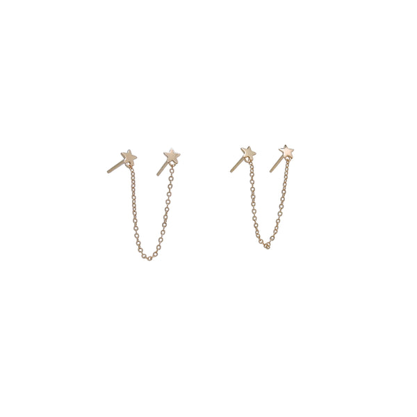 DOUBLE STAR EARRINGS