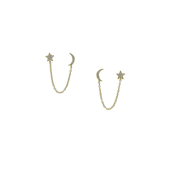 MOON & STAR EARRINGS
