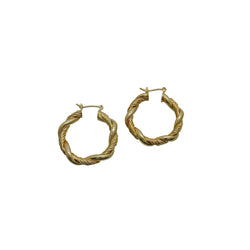 TWISTED ROPE HOOPS (SMALL)