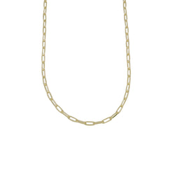 MINI CHAIN LINK NECKLACE (STERLING)