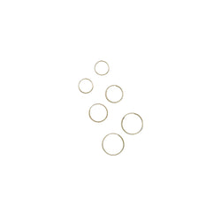 THIN INFINITY HOOPS - 14K GOLD