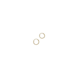 10MM INFINITY HOOPS - GOLD FILLED