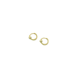 MINI BALL HUGGIE EARRINGS