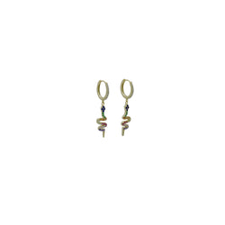 RAINBOW SNAKE EARRINGS