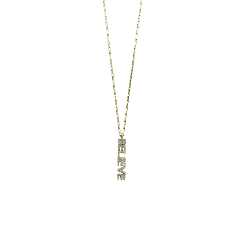 BELIEVE NECKLACE