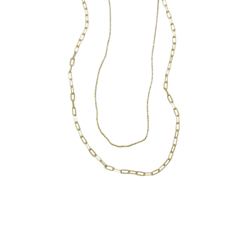 DAINTY CHAIN LAYERED NECKLACE
