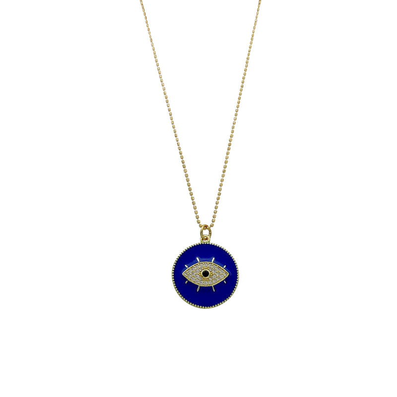 LARA EVIL EYE NECKLACE