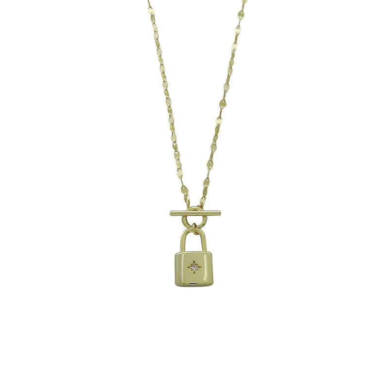 TOGGLE LOCK NECKLACE