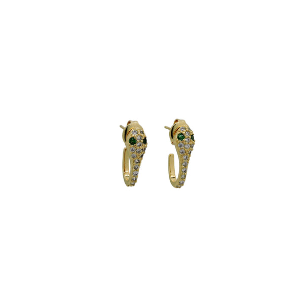 SERPENT HUGGIE EARRINGS