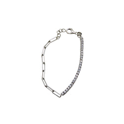 PAPERCLIP TENNIS BRACELET