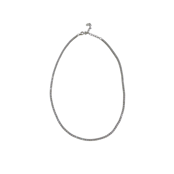 MINI CZ TENNIS CHOKER NECKLACE