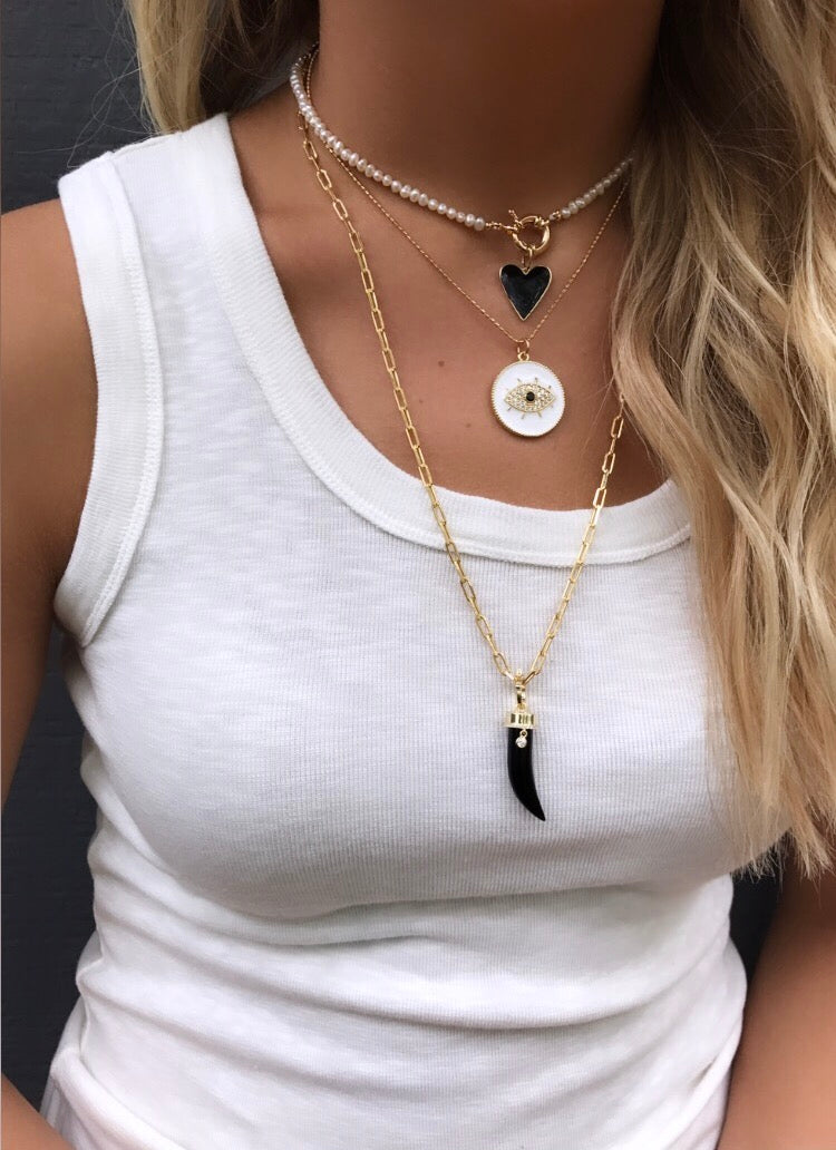 LARA EVIL EYE NECKLACE
