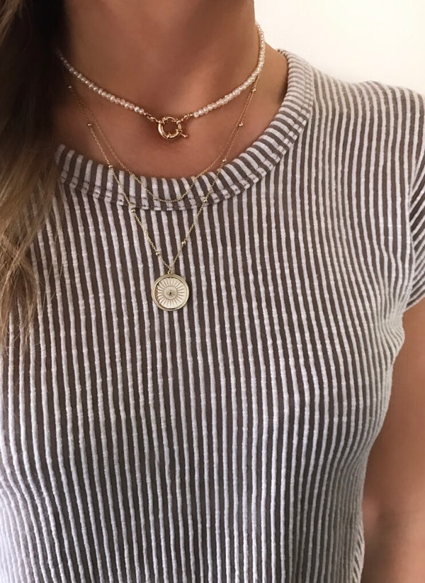 PEARL CHOKER NECKLACE