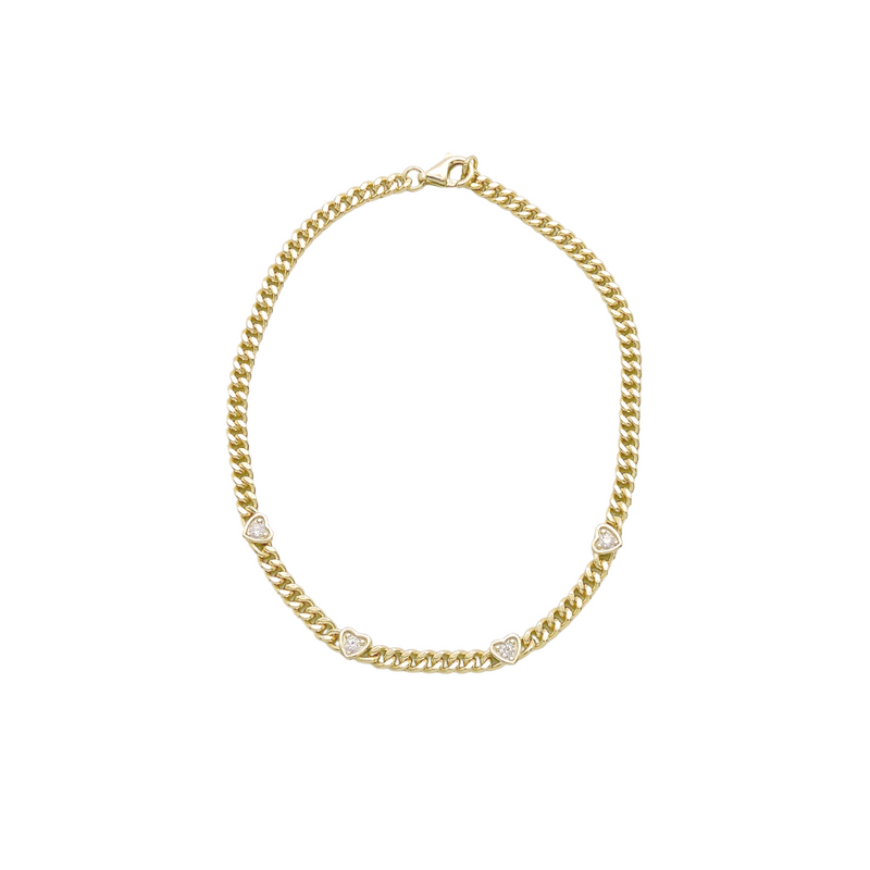 HEART CHAIN BRACELET