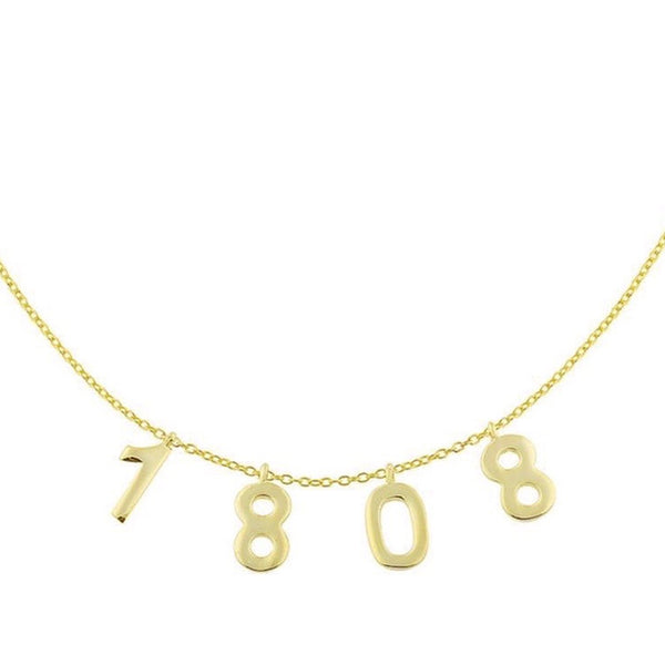 NUMBERS NECKLACE