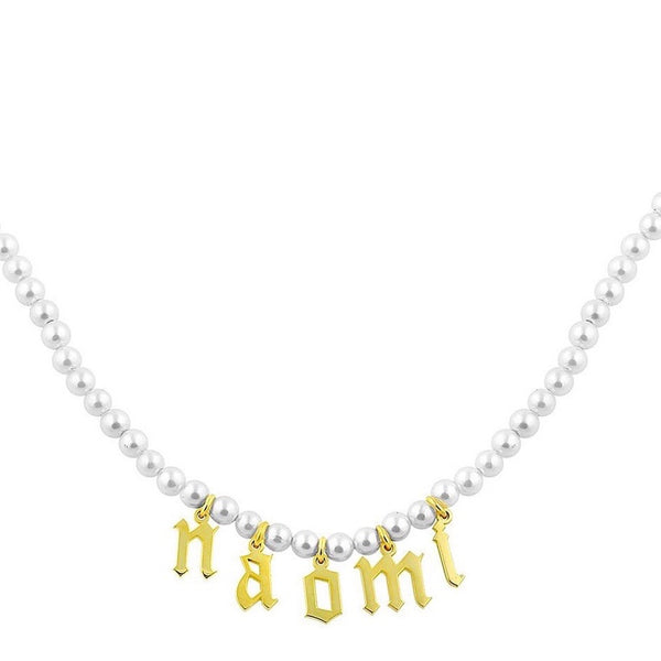 PEARL NAME NECKLACE