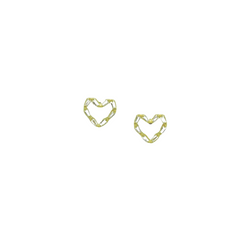 BAGUETTE HEART EARRINGS