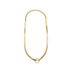 HERRINGBONE TOGGLE NECKLACE